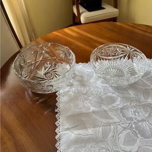 Crystal bowls